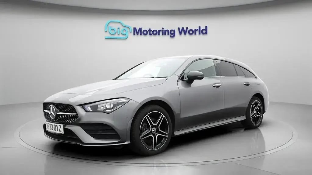 Used Mercedes CLA250e Shooting Brake AMG line 2023 Grey Estate