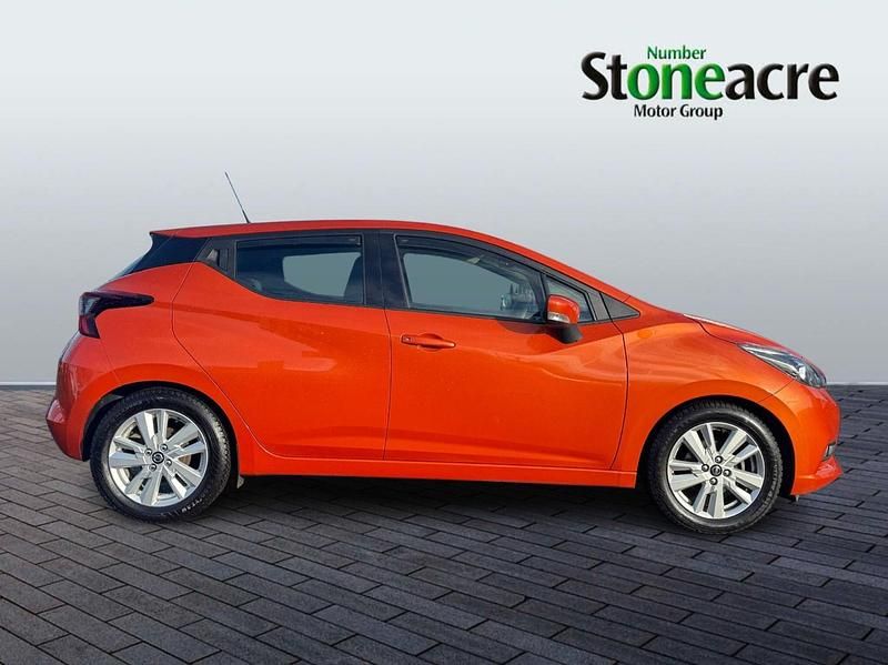 Used Nissan Micra Acenta 100 HP (73 kW) 2019 Orange Hatchback