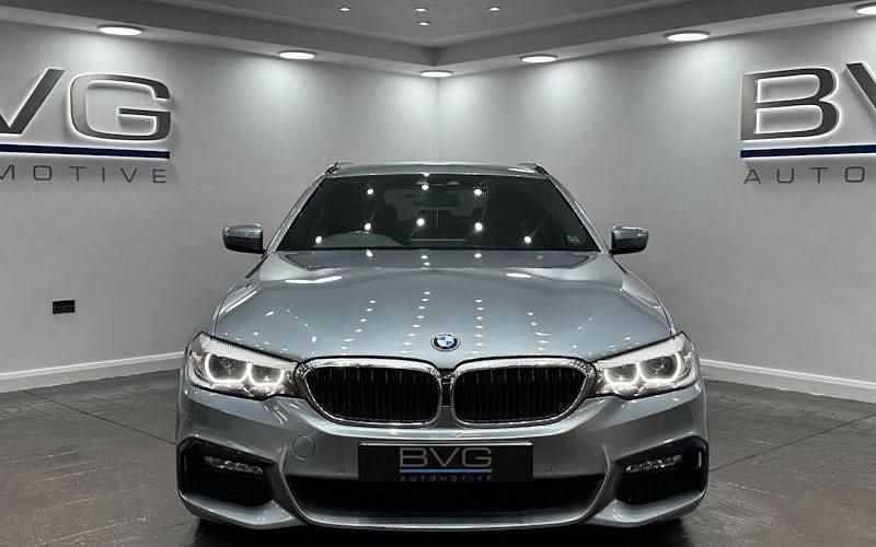 Used BMW 520 M Sport 190 HP (139 kW) 2018 Blue Estate