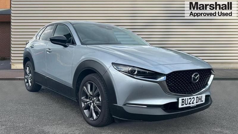 Silver Used 2022 Mazda CX-30 Inclusive SUV | £19,791 (Good price) - Image 1/4