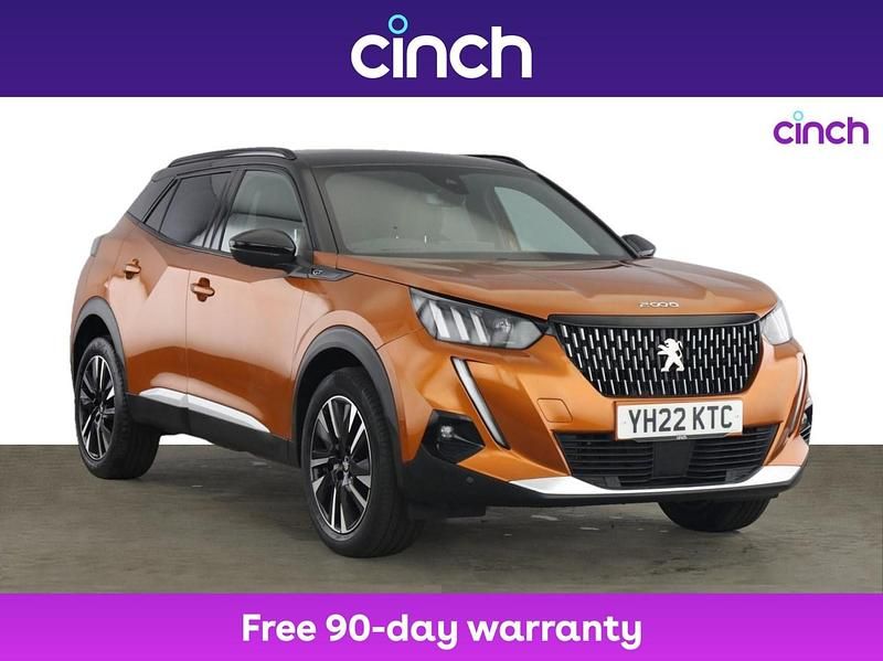 Orange Used 2022 Peugeot 2008 Premium SUV | £15,649 (Fair price) - Image 1/3