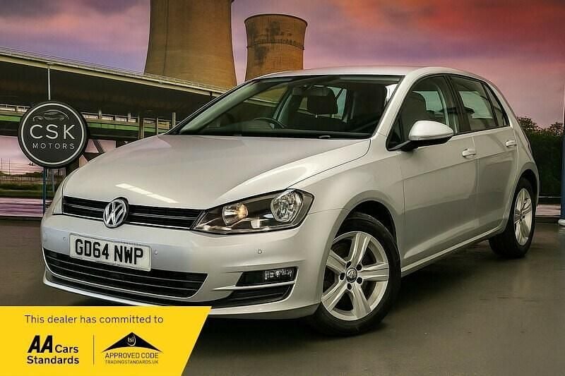 Silver Used 2015 VW Golf VII Match Hatchback | £5,490 (Good price) - Image 1/3