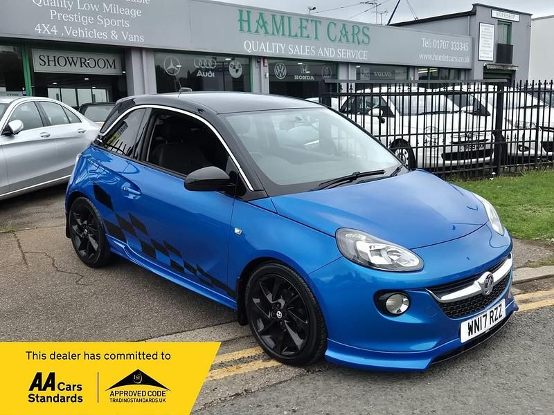 Blue Used 2017 Vauxhall Adam S Hatchback | £7,750 (Fair price) - Image 1/3