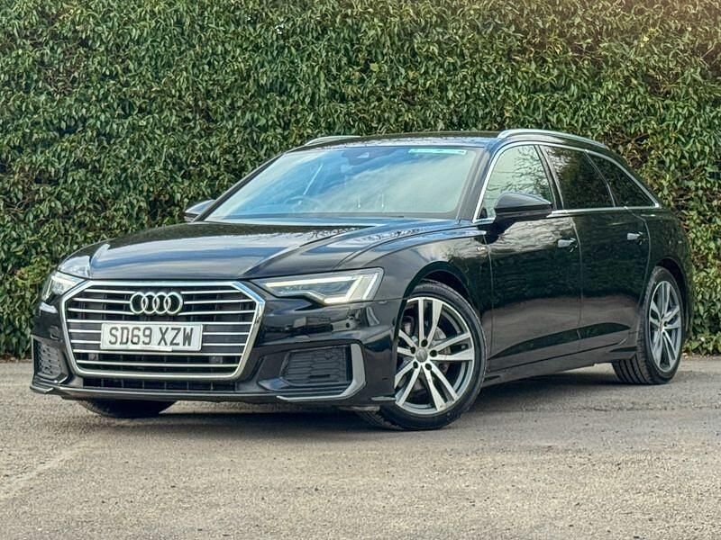Used Audi A6 S-Line 204 HP (150 kW) 2019 Black Estate