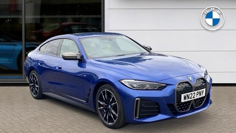 Blue Used 2022 BMW i4 Comfort Edition Sedan | £33,806 (Fair price) - Image 1/4