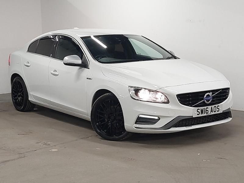 White Used 2016 Volvo S60 R-Design Sedan | £7,998 (Fair price) - Image 1/4