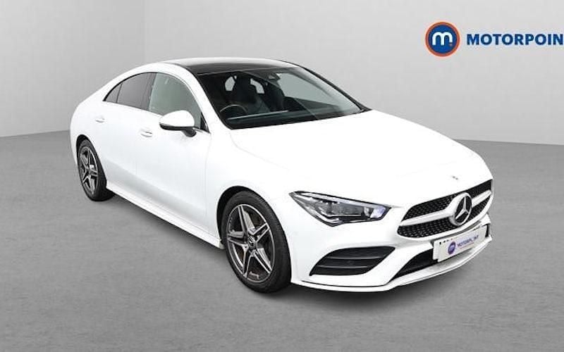 Used Mercedes CLA250 AMG Line Premium Plus 224 HP (164 kW) 2022 White Sedan