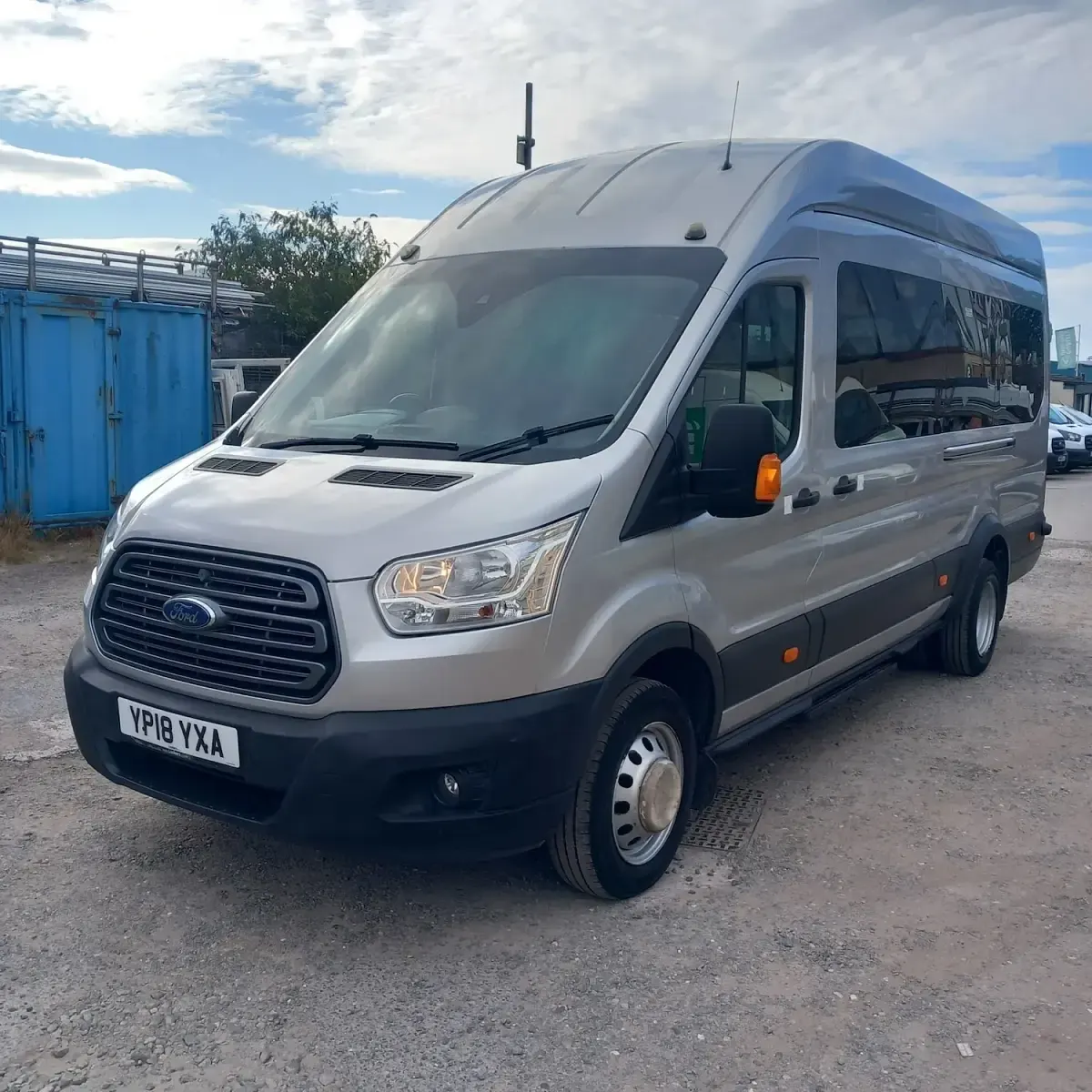 Used Ford Transit 125 HP (91 kW) 2018 Silver Van