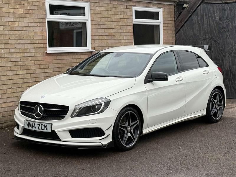 Used Mercedes A220 AMG 2014 White Hatchback