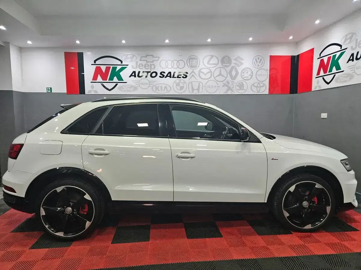 Used Audi Q3 Black Edition 184 HP (135 kW) 2017 White SUV