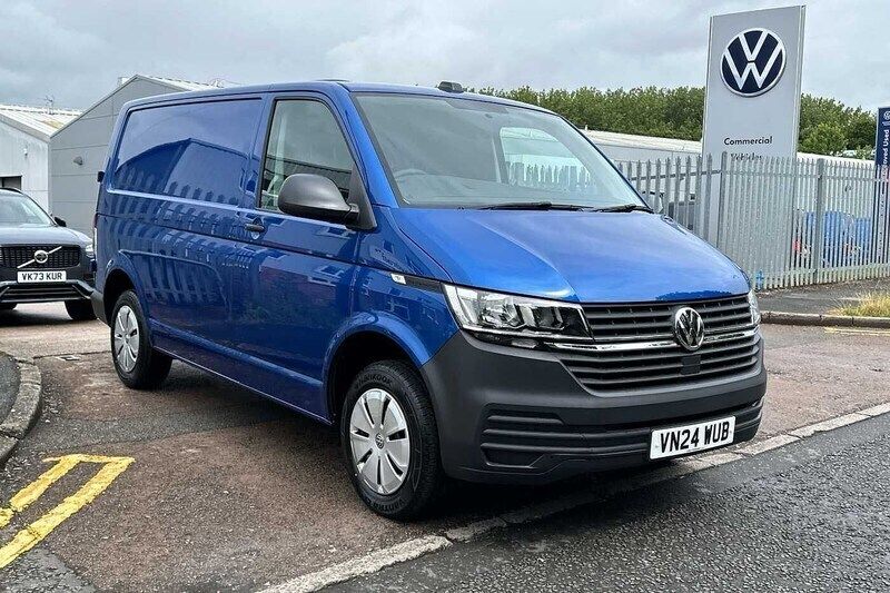 Ravenna blue metallic Used 2024 VW T6.1 Startline Van | £22,390 (Good price) - Image 1/4