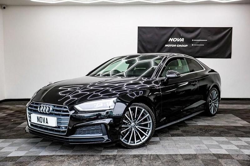 Used Audi A5 S-Line 150 HP (110 kW) 2019 Black Coupe