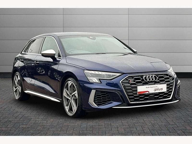 Blue Used 2023 Audi S3 Comfort Hatchback | £31,395 (Fair price) - Image 1/4