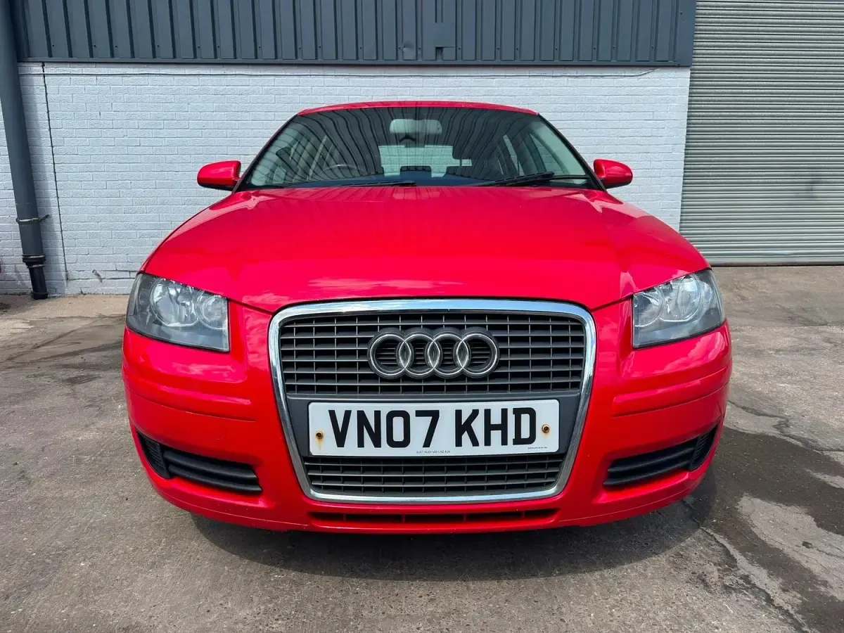 Used Audi A3 105 HP (77 kW) 2007 Red Hatchback