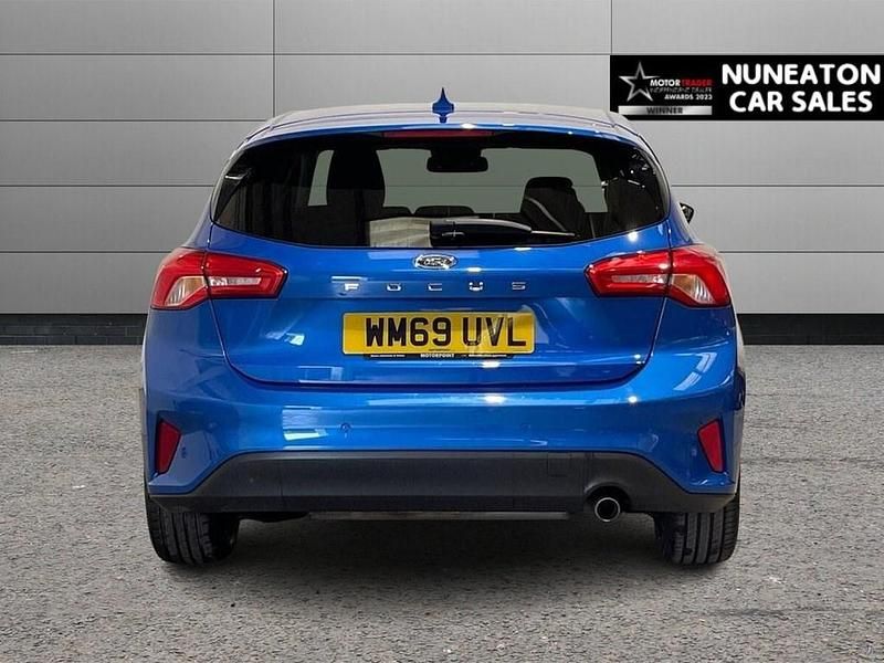 Begagnad Ford Focus Titanium X 125 HK (91 kW) 2020 Blå Halvkombi