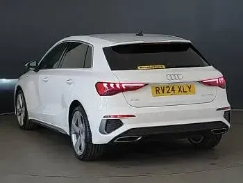 Used Audi A3 S-Line 110 HP (80 kW) 2024 White Hatchback
