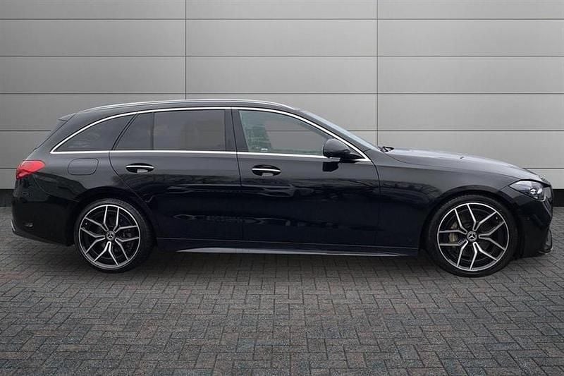 Used Mercedes C200 AMG Line Premium 204 HP (150 kW) 2025 Obsidian black Estate