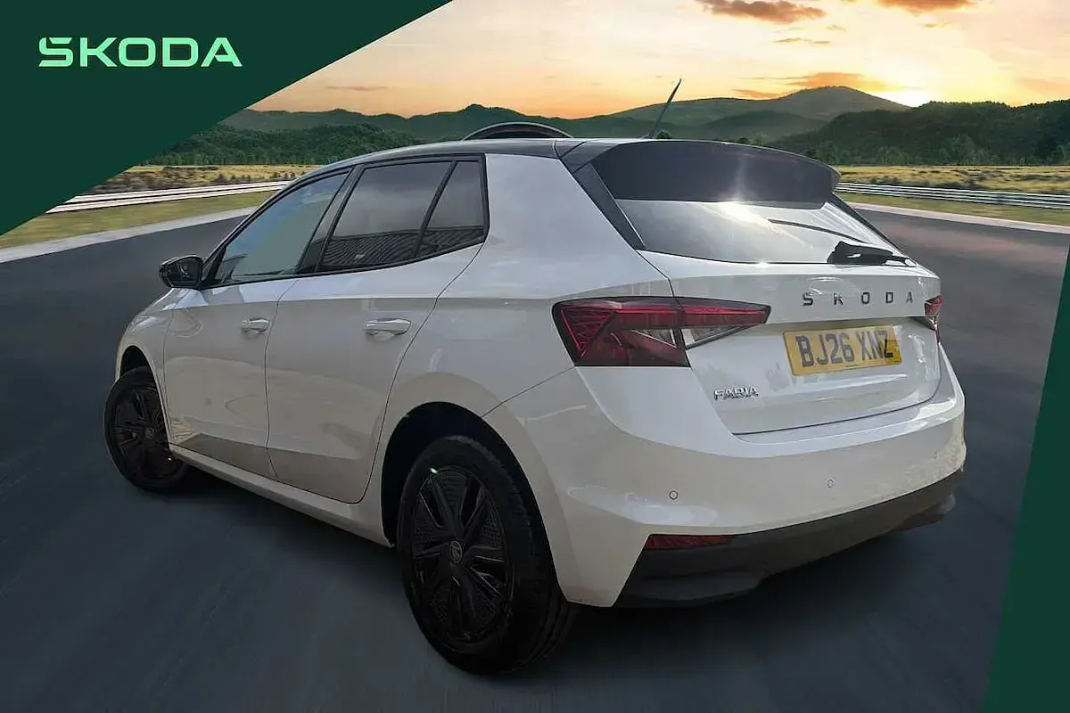 Used Skoda Fabia Design Edition 113 HP (83 kW) 2026 White Hatchback