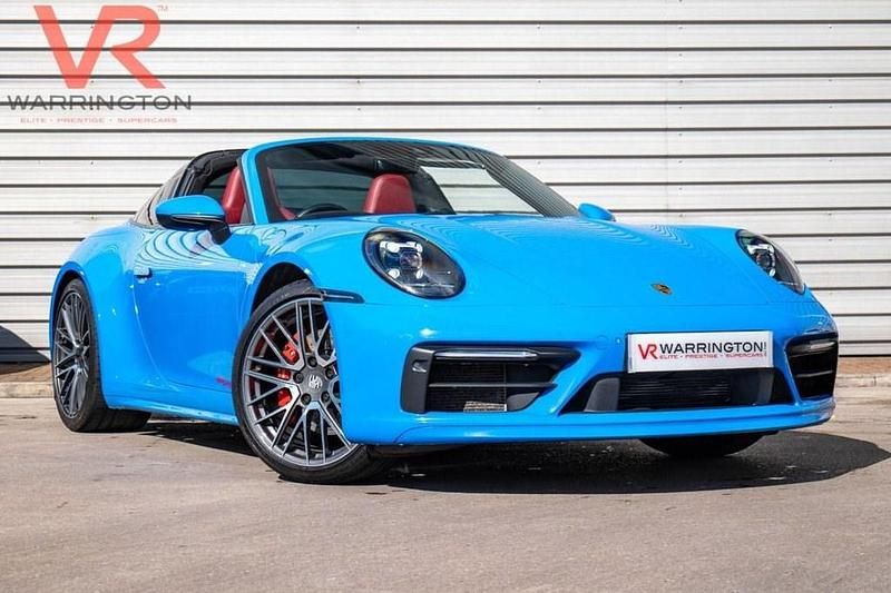 Used Porsche 992 450 HP (330 kW) 2022 Blue Cabriolet