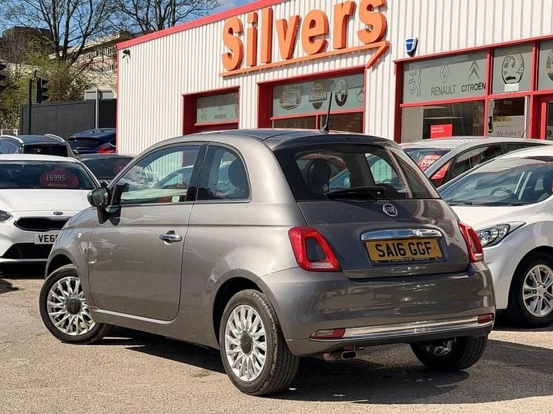 Used Fiat 500 Lounge 69 HP (50 kW) 2016 Grey Hatchback