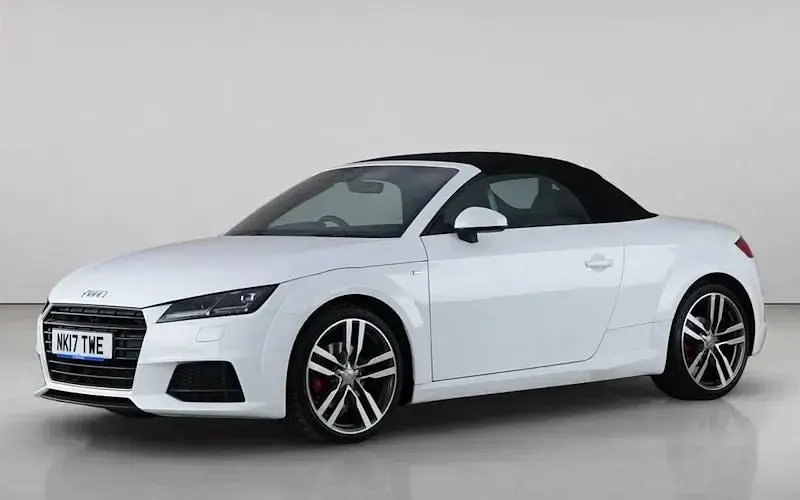 Used Audi TT Roadster S-Line 184 HP (135 kW) 2017 White Cabriolet