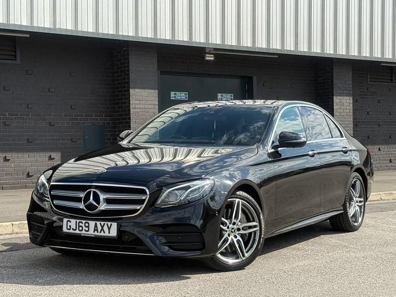 Used Mercedes E400 AMG line 2019 Black Sedan