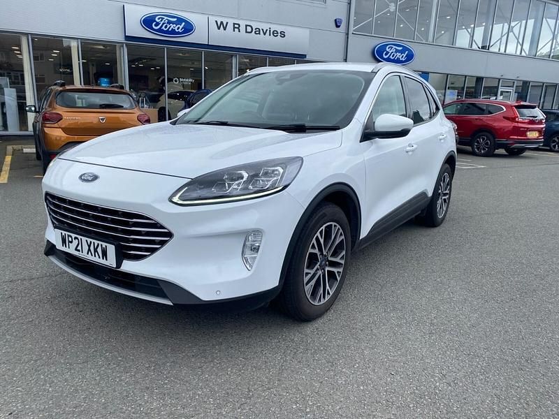 Used Ford Kuga Titanium 2021 Frozen white SUV
