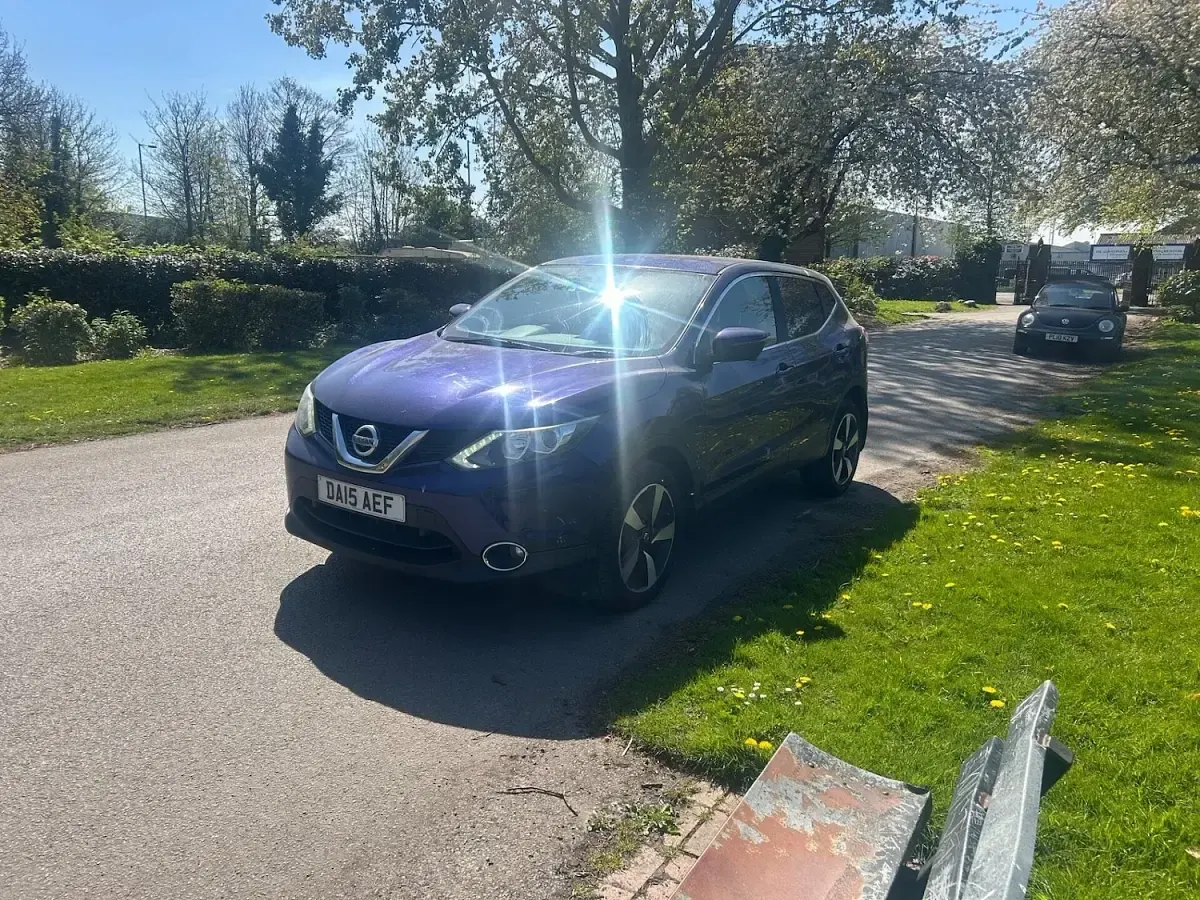 Used Nissan Qashqai N-TEC 115 HP (84 kW) 2015 Blue SUV