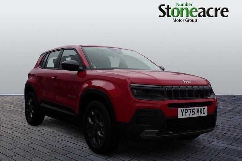 Red New 2025 Jeep Avenger Longitude SUV | £21,995 (Fair price) - Image 1/1