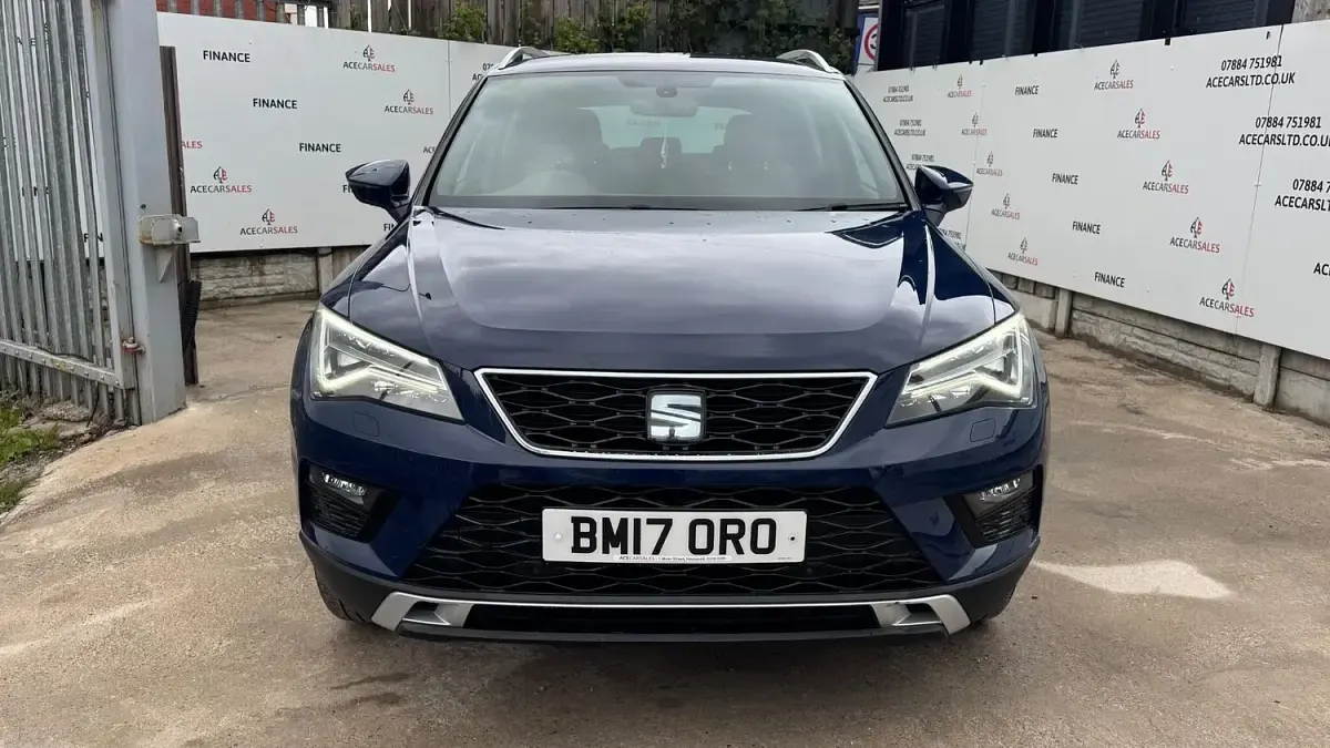 Used Seat Ateca XCELLENCE 150 HP (110 kW) 2017 Blue SUV