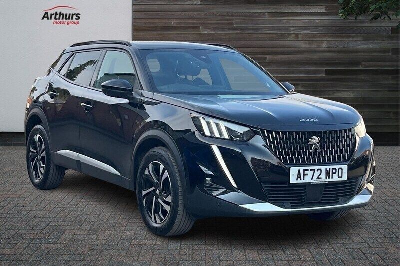 Black Used 2022 Peugeot 2008 GTi SUV | £15,297 (Fair price) - Image 1/4