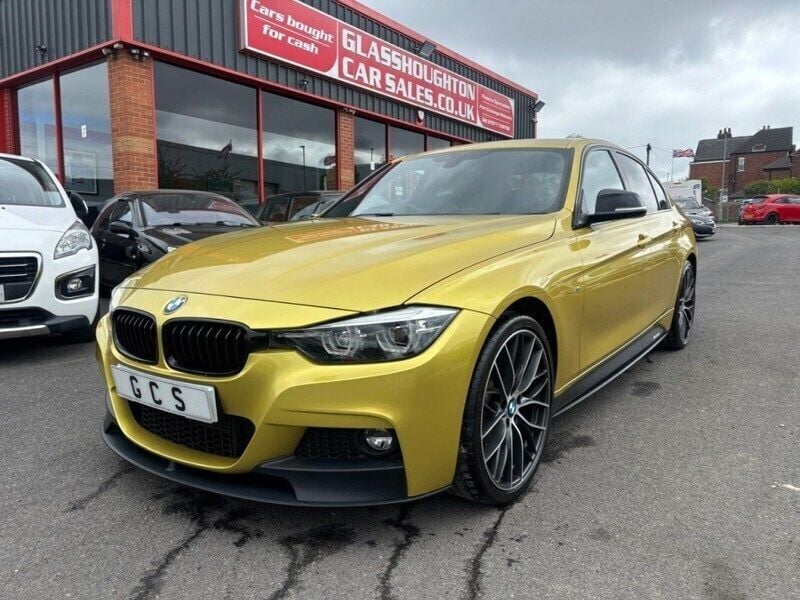 Yellow Used 2018 BMW 320 M Sport Sedan | £18,490 (Fair price) - Image 1/4