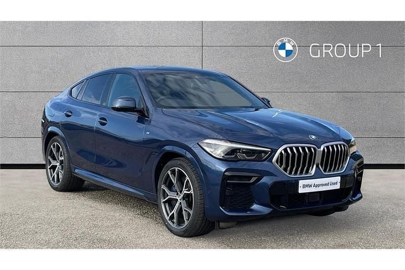 Phytonic blue Used 2023 BMW X6 M Sport SUV | £50,995 (Fair price) - Image 1/4