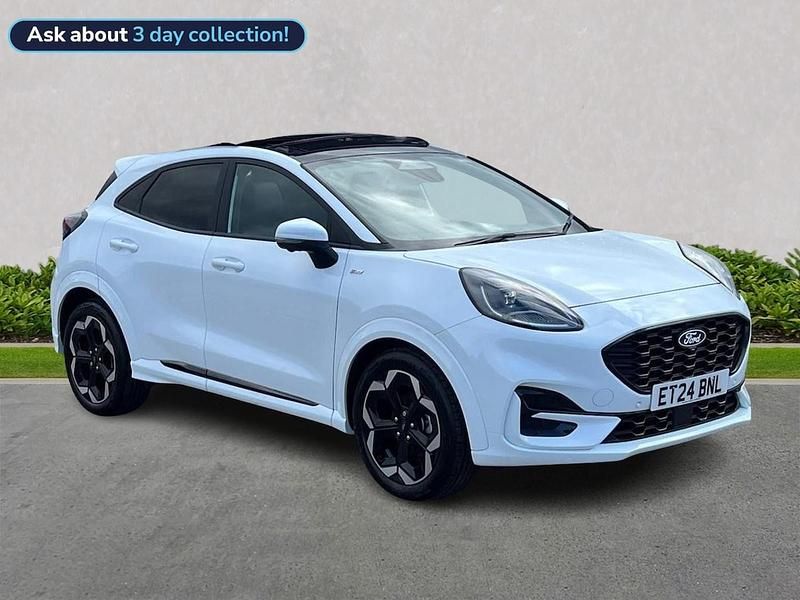 White Used 2024 Ford Puma ST-Line X Hatchback | £20,875 (A bit pricey) - Image 1/4