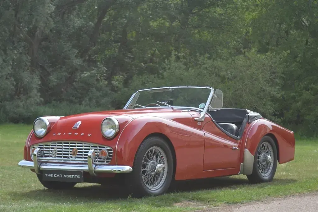 Used Triumph TR3 1959 Red Cabriolet