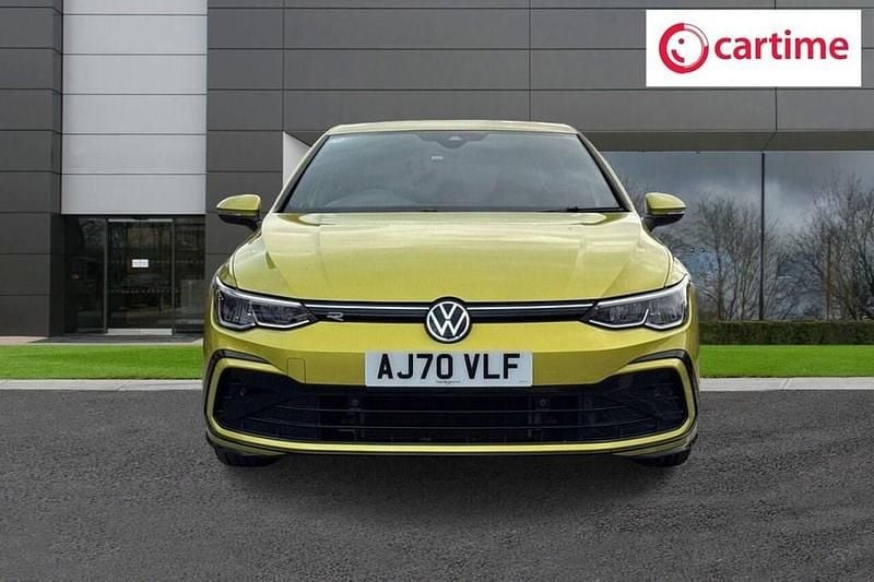 Used VW Golf VII R-line 150 HP (110 kW) 2021 Yellow Hatchback