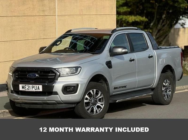 Begagnad Ford Ranger Wildtrack 2021 Silver Pickup