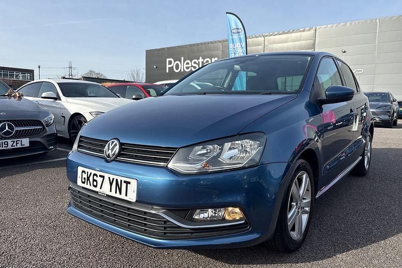 Used VW Polo Edition 90 HP (66 kW) 2017 Blue
