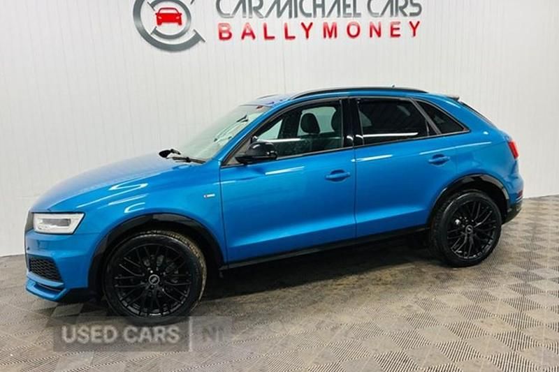 Used Audi Q3 Black Edition 150 HP (110 kW) 2018 Blue SUV