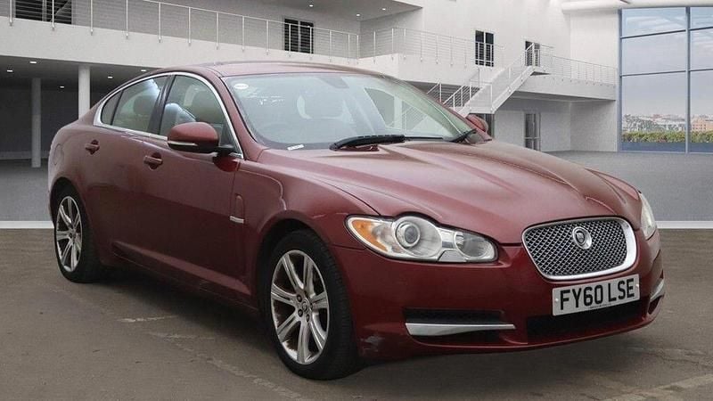 Red Used 2010 Jaguar XF Luxury Sedan | £4,190 (Good price) - Image 1/4