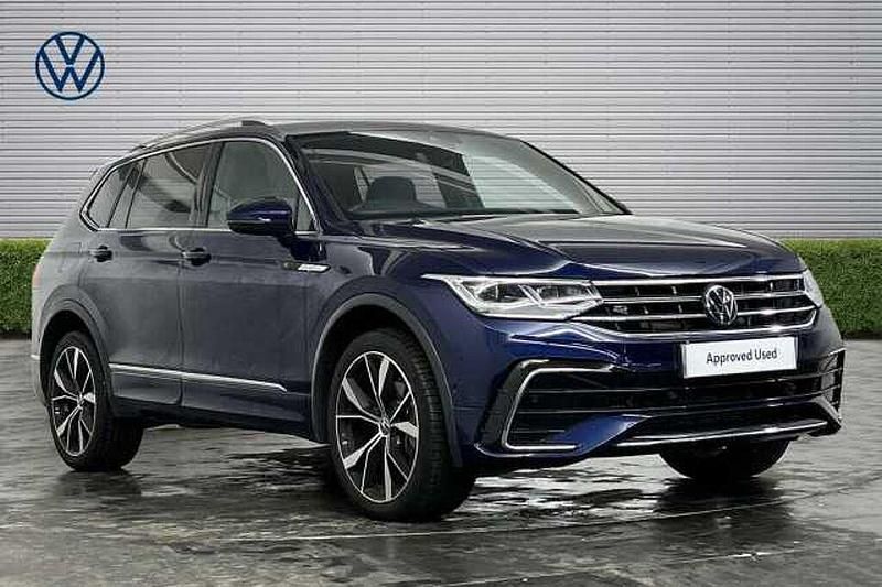 Used VW Tiguan Allspace R-line 150 HP (110 kW) 2024 Blue SUV