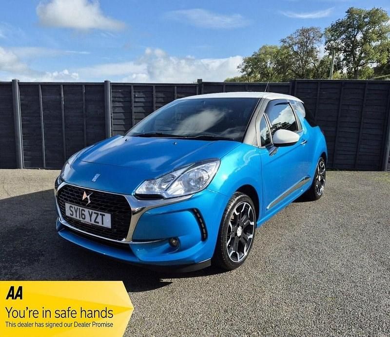 Blue Used 2016 DS Automobiles DS3 Elegance Hatchback | £6,950 (A bit pricey) - Image 1/4