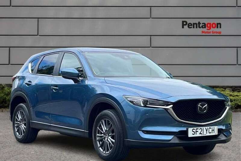 Blue Used 2021 Mazda CX-5 SUV | £17,495 (Super price) - Image 1/4