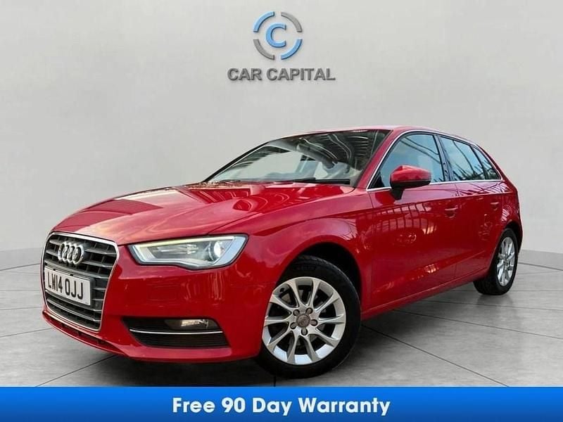 Red Used 2014 Audi A3 Sportback Hatchback | £9,750 (Fair price) - Image 1/4