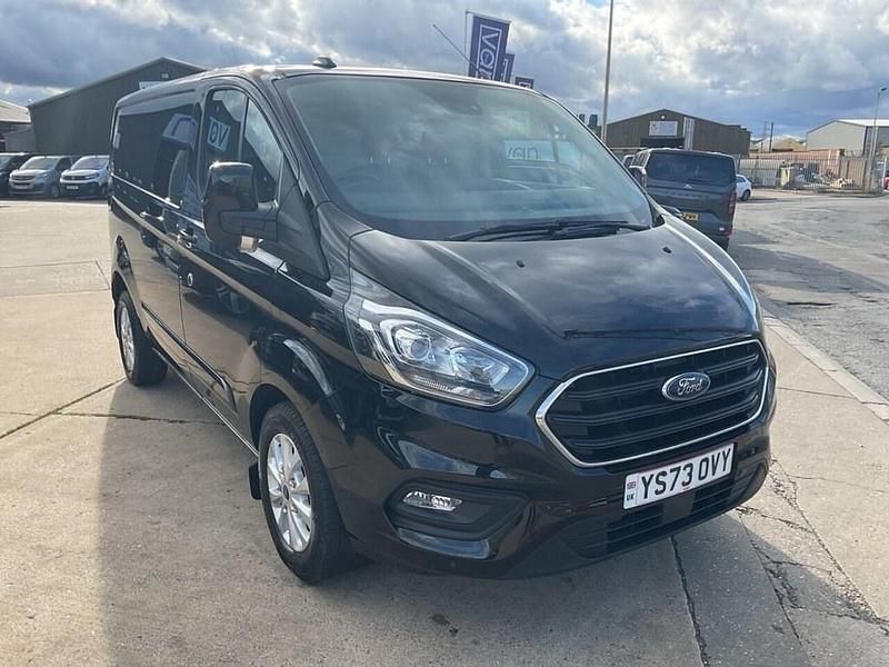 Black Used 2023 Ford Transit Custom Limited Van | £18,495 (Fair price) - Image 1/3