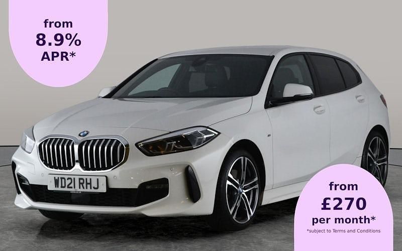 White Used 2021 BMW 118 M Sport Hatchback | £19,952 (Fair price) - Image 1/2