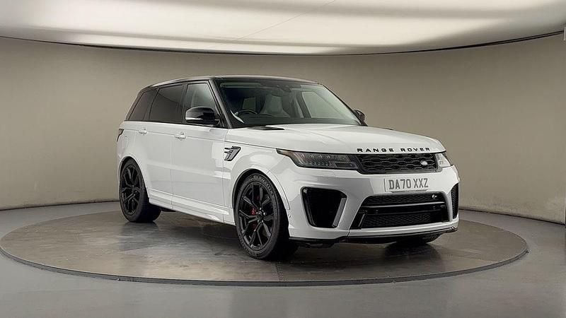 Yulong white metallic Used 2020 Land Rover Range Rover Sport SVR SUV | £44,500 (Good price) - Image 1/4