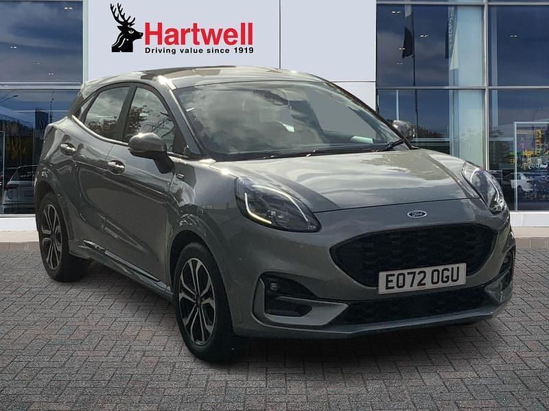 Silver Used 2022 Ford Puma ST-Line Hatchback | £14,399 (Good price) - Image 1/3