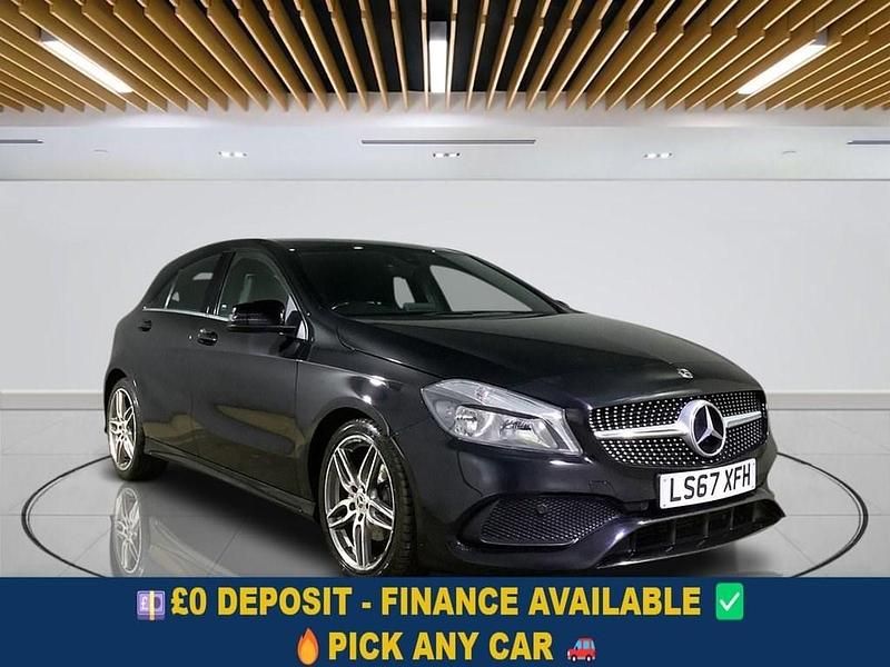 Black Used 2017 Mercedes A200 AMG line Hatchback | £11,649 (Fair price) - Image 1/4