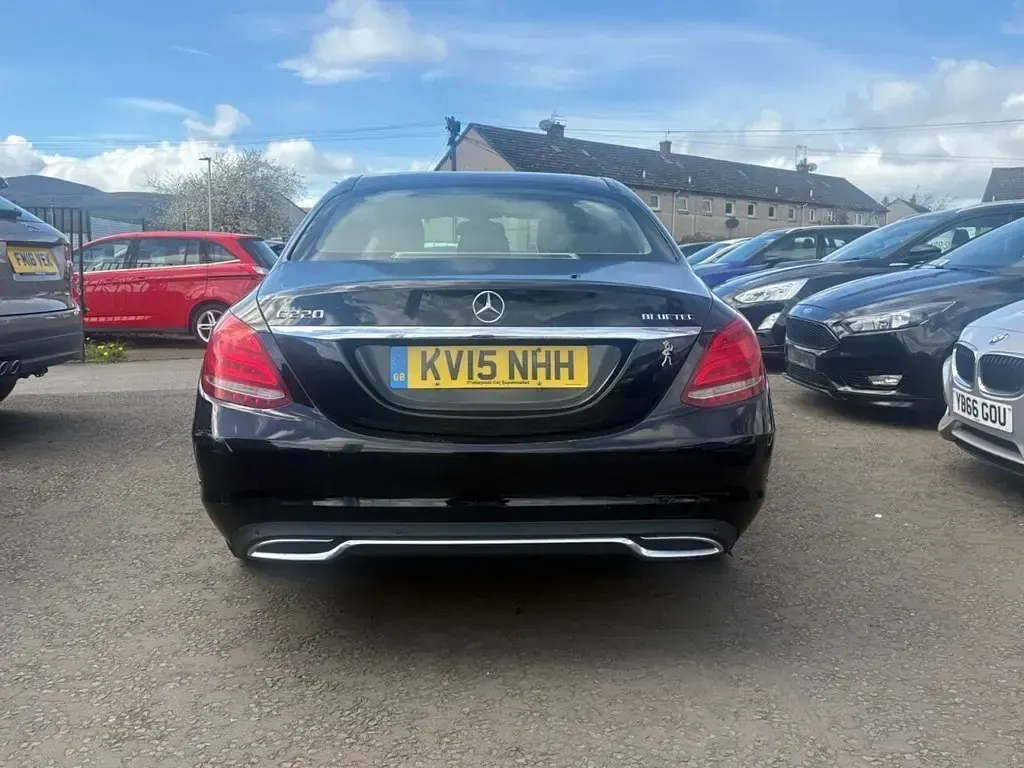 Used Mercedes C220 170 HP (125 kW) 2015 Black Sedan